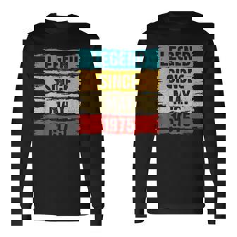 Legend Since May 1975 48 Years Old 48Th Birthday Long Sleeve T-Shirt T-Shirt | Mazezy