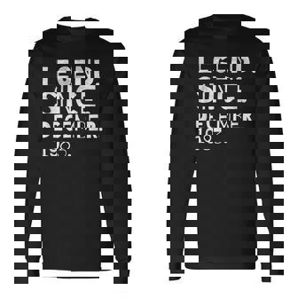 Legende Seit Dezember 1983 Geburtstags-Langarmshirts für Ehemänner und Ehefrauen - Seseable