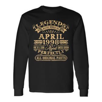 Legenden Wurden Im April 1998 Geschenk 25 Geburtstag Mann V3 Langarmshirts - Seseable