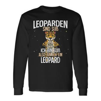 Leoparden Sind Süß Leopard Langarmshirts - Seseable