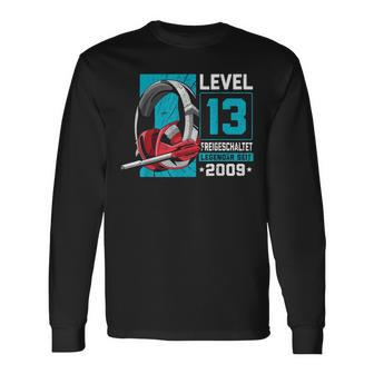 Level 13 Jahre Geburtstags Junge Gamer 2009 Geburtstag V2 Langarmshirts - Seseable