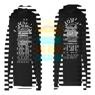 Leveling Up To Big Bro Again Vintage Big Brother Again Long Sleeve T-Shirt T-Shirt | Mazezy