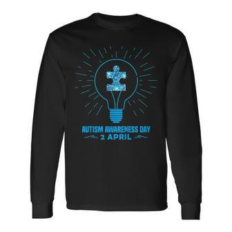 Light It Up Blue Autism Awareness Day Shirts 2020 Long Sleeve T-Shirt T-Shirt | Mazezy CA