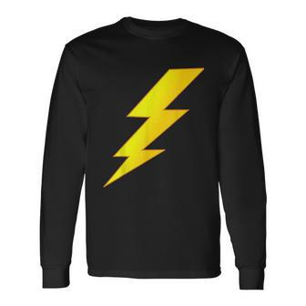 Lightning Bolt Last Minute Halloween Costume Men Women Long Sleeve T-Shirt T-shirt Graphic Print - Thegiftio UK