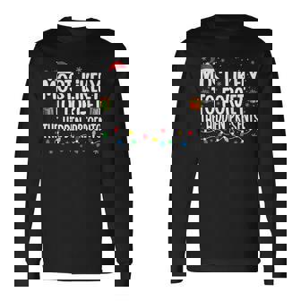 Most Likely To Forget The Hidden Presents Christmas Men Women Long Sleeve T-Shirt T-shirt Graphic Print - Thegiftio