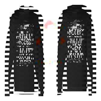 Most Likely To Go To The Gym With Santa Gym Lover Christmas Men Women Long Sleeve T-Shirt T-shirt Graphic Print - Thegiftio