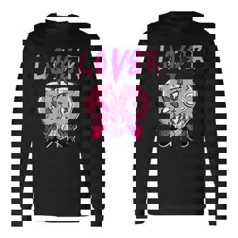 Loser Lover Heart Dripping Low Triple Pink Matching Long Sleeve T-Shirt T-Shirt | Mazezy