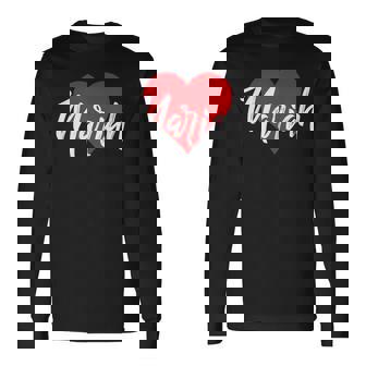 I Love Mariah First Name I Heart Named Long Sleeve T-Shirt | Mazezy