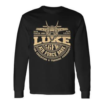 Luke Air Force Base Usaf F35 56Th Fighter Wing Long Sleeve T-Shirt - Seseable