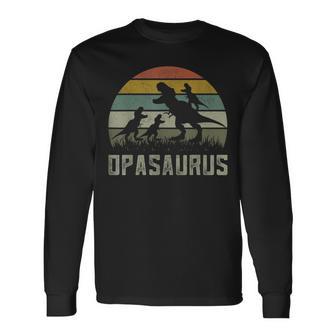 Lustiges Opa Dinosaurier Langarmshirts, Saurier Motiv für Großväter - Seseable