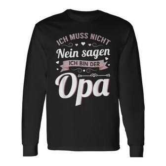 Lustiges Opa Spruch Langarmshirts für Vatertag und Geburtstag - Seseable