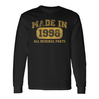 Made In 1998 Shirt 21 Year Old 1998 Birthday 21St Bday Long Sleeve T-Shirt T-Shirt | Mazezy