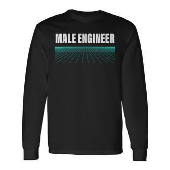 Male Engineer Couple Engineer Long Sleeve T-Shirt T-Shirt | Mazezy