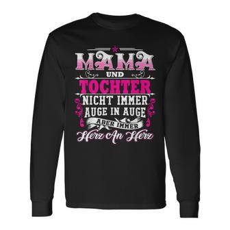 Mama Und Tochter Partnerlook Spruch Mutter Muttertag Langarmshirts - Seseable