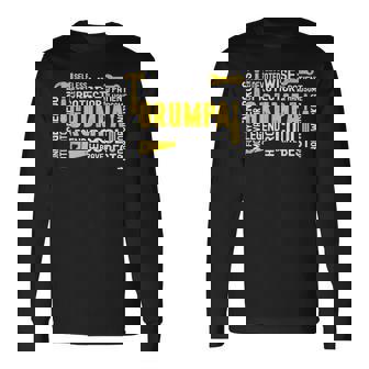 The Man The Myth Legend Motivator Grumpa Fathers Day Long Sleeve T-Shirt - Thegiftio