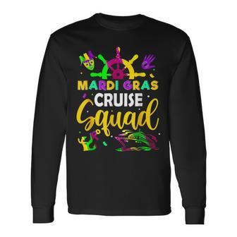 Mardi Gras Cruise Squad 2023 Matching Group Vacation V6 Long Sleeve T-Shirt - Seseable