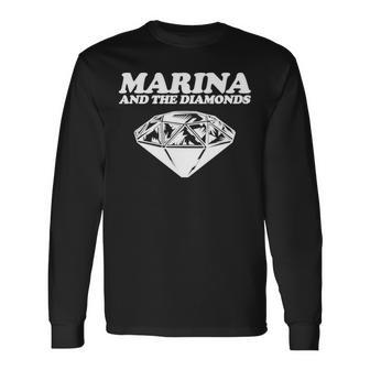 Marina And The Diamonds Merch Diamond Long Sleeve T-Shirt | Mazezy