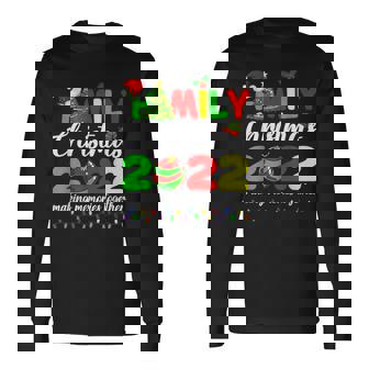 Matching Family Christmas 2022 Team Santa Elf Squad Pajamas V3 Men Women Long Sleeve T-shirt Graphic Print Unisex | Seseable FR