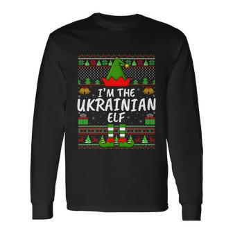 Matching Ugly Im The Ukrainian Christmas Long Sleeve T-Shirt - Monsterry