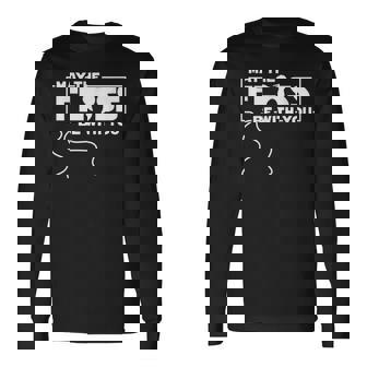 May The Floss Be With You Dentist Dentistry Dental Long Sleeve T-Shirt T-Shirt | Mazezy