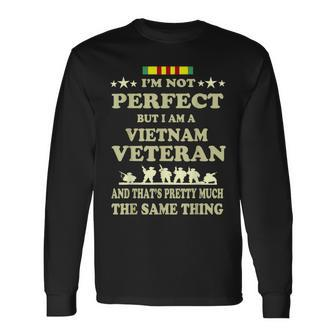 Memorial Day Veterans Day Vietnam Veteran Long Sleeve T-Shirt - Seseable