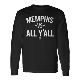 Memphis Versus All Yall Long Sleeve T-Shirt | Mazezy