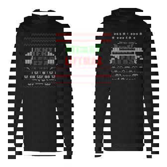 Merry Liftmas Christmas Workout For Fitness Fan Men Women Long Sleeve T-Shirt T-shirt Graphic Print - Thegiftio