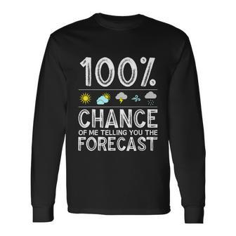 Meteorology For Weather Enthusiasts Cool Weatherman Long Sleeve T-Shirt - Monsterry UK