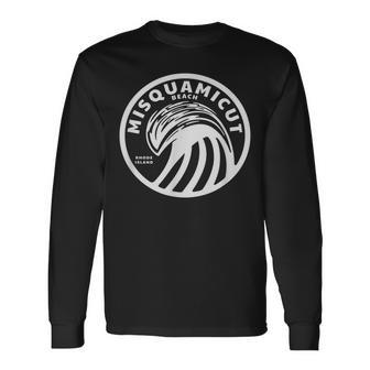 Misquamicut Rhode Island Long Sleeve T-Shirt T-Shirt | Mazezy