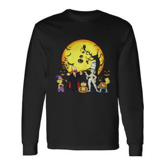 Mng-Simpson Halloween Men Women Long Sleeve T-Shirt T-shirt Graphic Print - Thegiftio UK