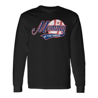 Mommy Of Rookie 2Nd Birthday Baseball Theme Matching Party Long Sleeve T-Shirt T-Shirt | Mazezy