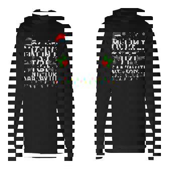 Most Likely To Be Santas Favorite Matching Family Christmas Men Women Long Sleeve T-shirt Graphic Print Unisex - Seseable