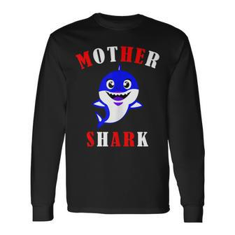 Mother Shark Mother’S Day T Long Sleeve T-Shirt | Mazezy