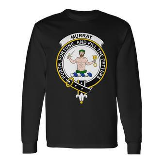 Murray Coat Of Arms Crest Men Women Long Sleeve T-Shirt T-shirt Graphic Print - Thegiftio UK