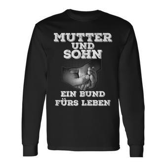 Mutter Und Sohn Ein Bund Fürs Leben Mama Partnerlook Mom Mum Langarmshirts - Seseable