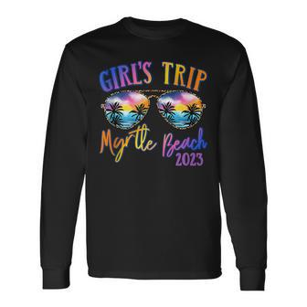 Myrtle Beach 2023 Girls Trip Sunglasses Summer Girlfriend Long Sleeve T-Shirt T-Shirt | Mazezy