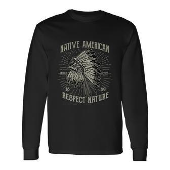 Native American V2 Long Sleeve T-Shirt - Monsterry DE