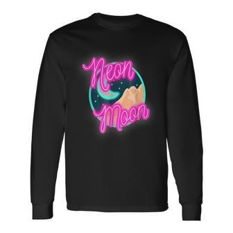 Neon Moon 90S Country Music Long Sleeve T-Shirt T-Shirt | Mazezy