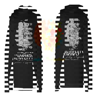 Neurodiversity Celebrate The Spectrum Adhd Brain Autism Asd Long Sleeve T-Shirt | Mazezy