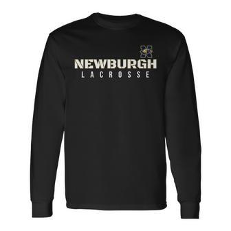 Newburgh Lacrosse Man Woman Long Sleeve T-Shirt T-Shirt | Mazezy