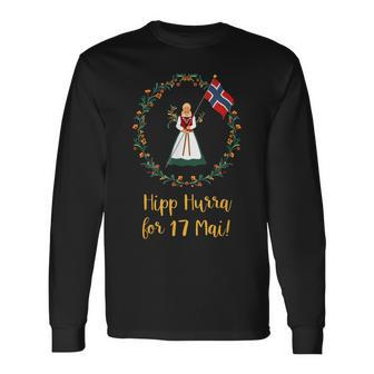 Norway Constitution Day Syttende Mai Long Sleeve T-Shirt | Mazezy