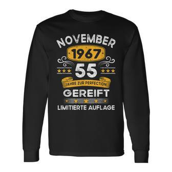 November 1967 Lustige Geschenke 55 Geburtstag Langarmshirts - Seseable