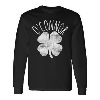 Oconnor St Patricks Day Irish Last Name Matching Long Sleeve T-Shirt - Seseable