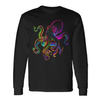 Octopus Sea Monster Krakens Jellyfishes Sea Animals Long Sleeve T-Shirt T-Shirt | Mazezy