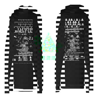 Oh Chemist Tree Ho Ho Ho Ugly Christmas Science Chemistry V3 Men Women Long Sleeve T-Shirt T-shirt Graphic Print - Thegiftio