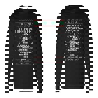 Oh Chemist Tree Merry Chemistree Chemistry Ugly Christmas V2 Men Women Long Sleeve T-Shirt T-shirt Graphic Print - Thegiftio
