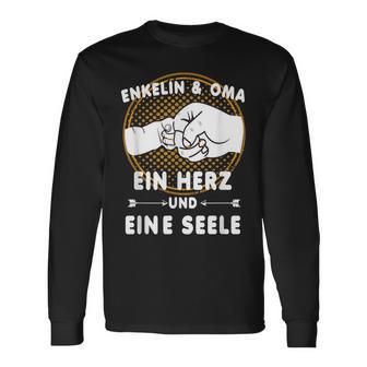 Oma Und Enkelin Ein Herz Und Eine Seele Oma Langarmshirts - Seseable