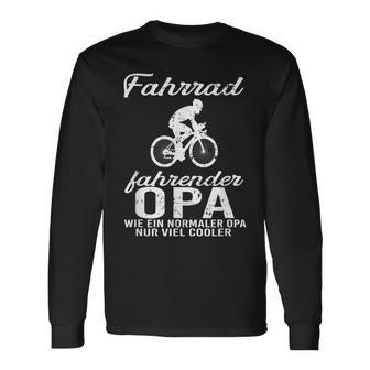 Opa auf Fahrrad Langarmshirts, Cool für Radfahrende Großväter - Seseable