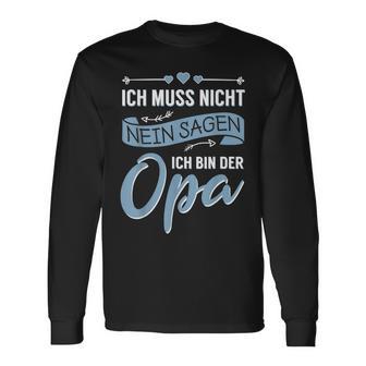 Opa Lustig Spruch Langarmshirts, Vatertag & Geburtstag Großvater Tee - Seseable