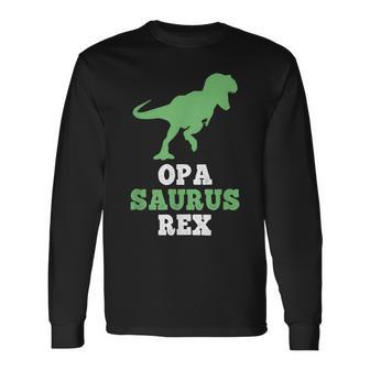 Opa-Saurus Rex Dinosaur Opasaurus Langarmshirts - Seseable